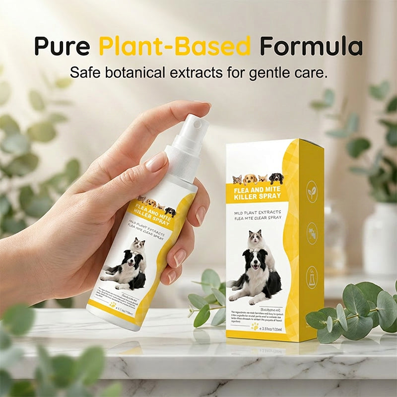 Déduction le Spray antiparasitaire doux pour animaux de compagnie
