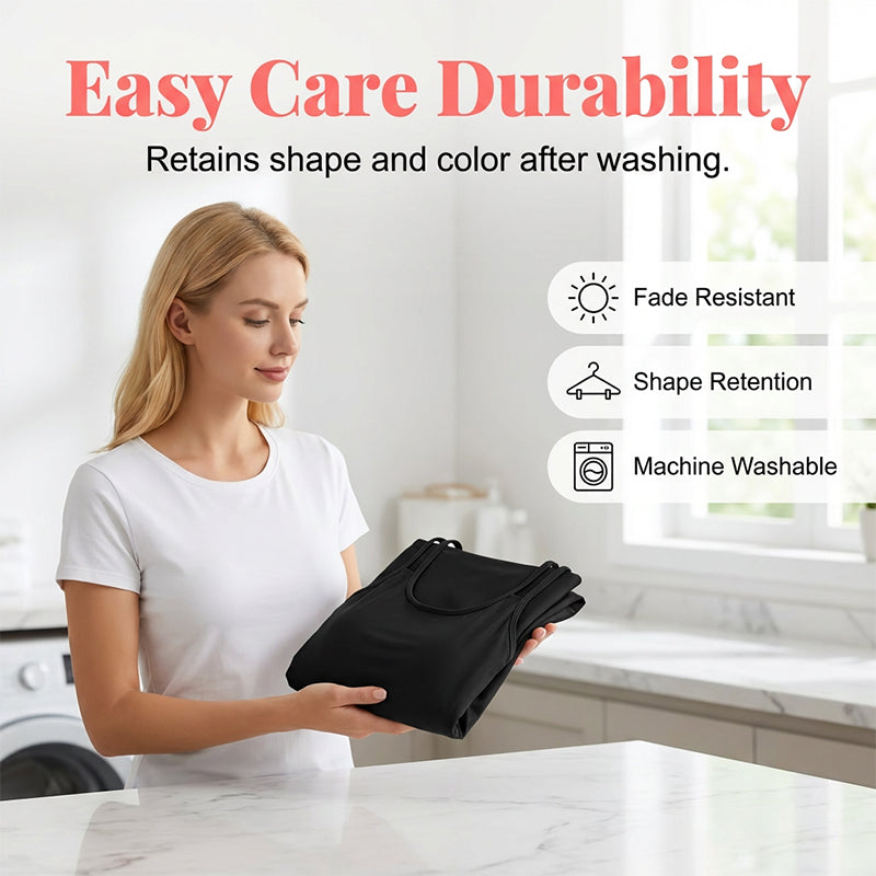 LIMITED 50% OFF Wrinkle-Proof Double Strap Skirt Swimsuit with Slimming Effect, Secure Straps, Quick Dry