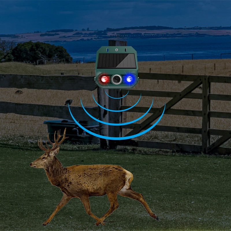 More than 50,000 units sold 50% off Solar ultrasonic pest repeller with flashing light. Weatherproof, 24/7 protection. Naturally repels pests.