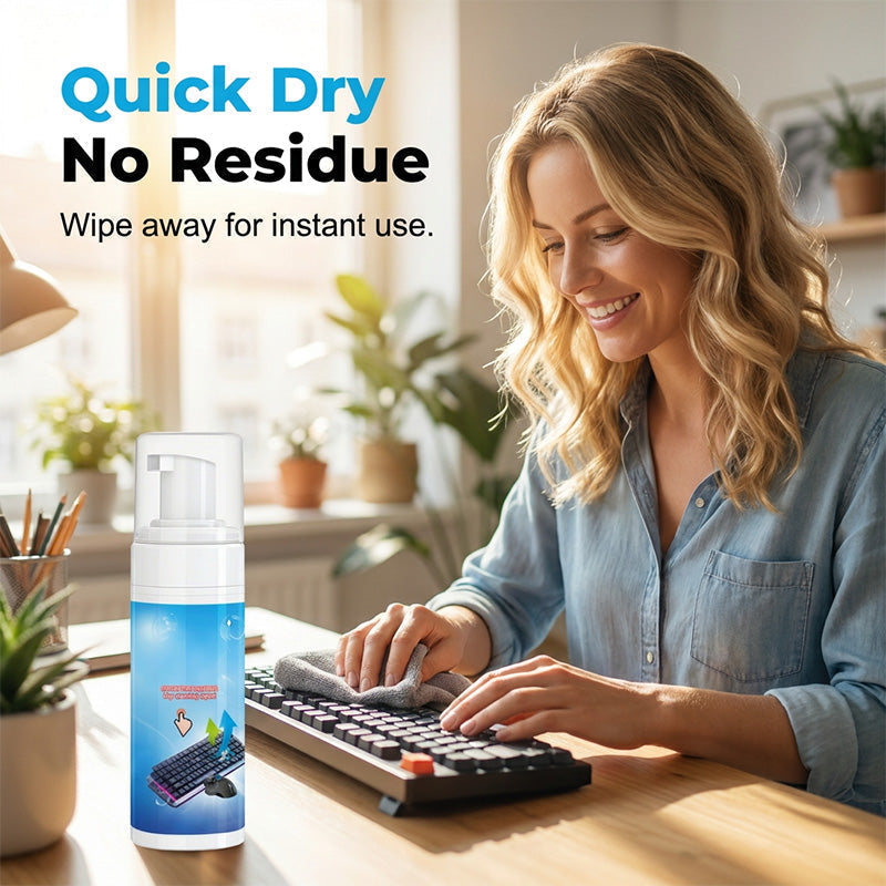Mousse nettoyante pour clavier et souris