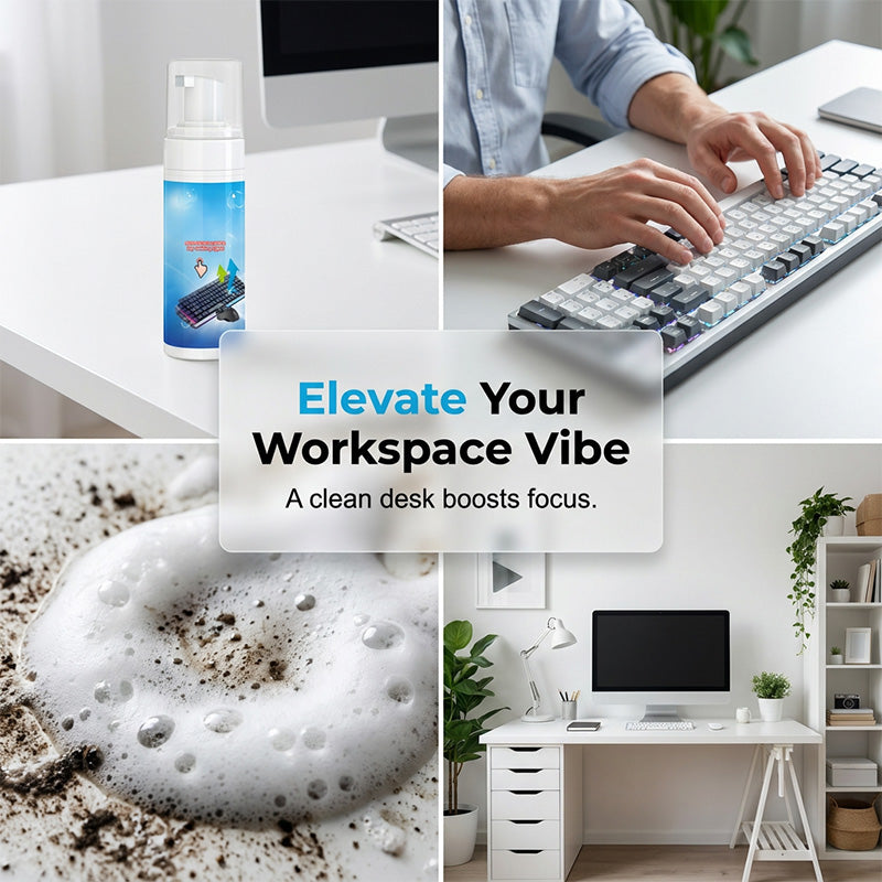 Mousse nettoyante pour clavier et souris