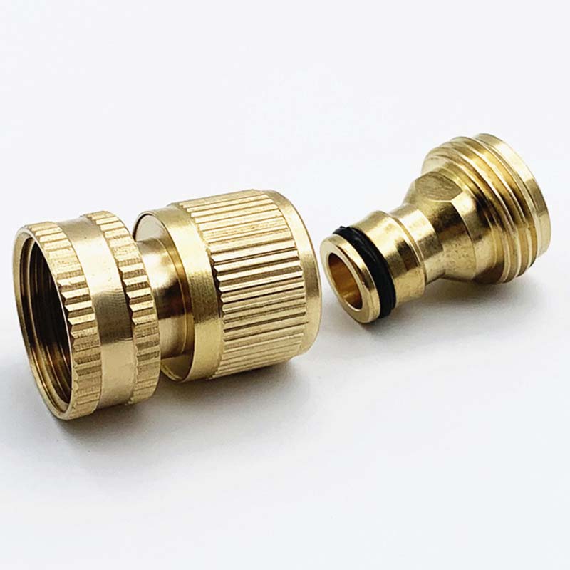 Raccord rapide en laiton 3/4, antirouille, anti-fuite, universel