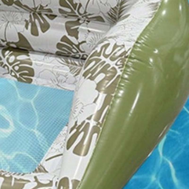 U-shaped Pool Float Ergonomic Chair Design, Mesh Seat, Inflatable, 2 Colors, Durable & Portable