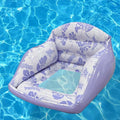 U-shaped Pool Float Ergonomic Chair Design, Mesh Seat, Inflatable, 2 Colors, Durable & Portable