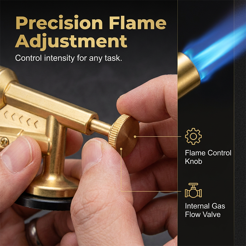 Multifunctional portable reversible butane torch