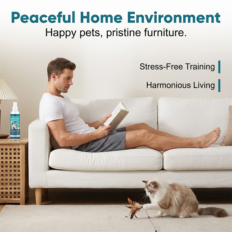 Vaporisateur répulsif à base de plantes pour chats et chatons