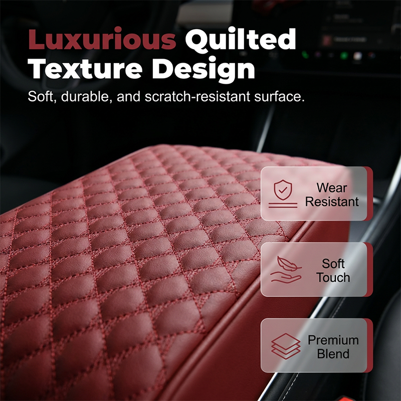Coussin d'accoudoir de voiture, housse de console centrale 5 en 1 avec 2 sacs de rangement, porte-gobelet, emplacement pour boîte à mouchoirs, support pour téléphone pour berlines, accessoires de voiture, organisateurs intérieurs