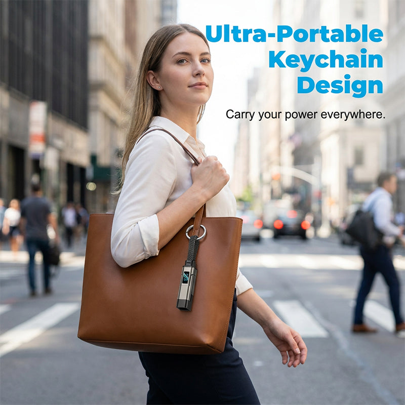 Special offer: Buy 2, get 1 FREE 4-in-1 charging cable with digital display and keychain fast charging, tangle-resistant and compact