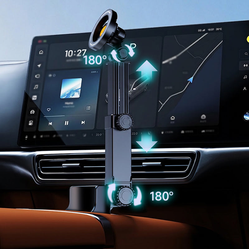 Support de téléphone pour porte-gobelet de voiture, orientable à 360°