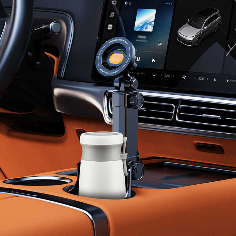 Support de téléphone pour porte-gobelet de voiture, orientable à 360°