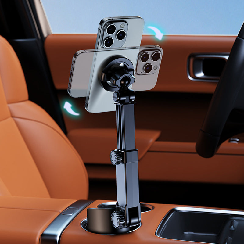 Support de téléphone pour porte-gobelet de voiture, orientable à 360°