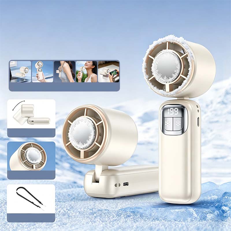 Dét -57 % (était 69,99 maintenant 29,99) Ventilateur portable pliable avec écran LED