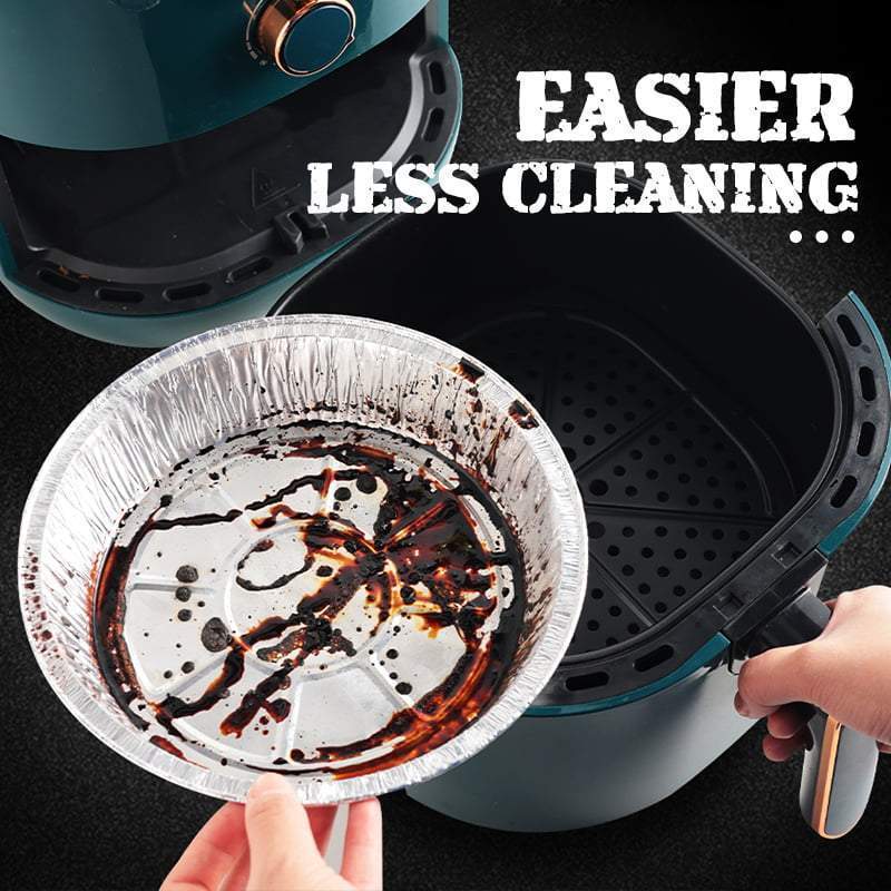 Heavy-Duty Oil-Resistant Round Aluminum Foil Containers