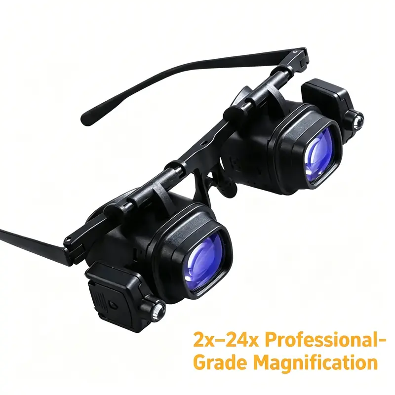 DE RÉDUCTION Loupe LED de précision pour électronique et artisanat, support réglable et zoom 10-20X, mains libres, éclairage puissant, idéale pour soudure, réparation horlogère ou peinture miniature