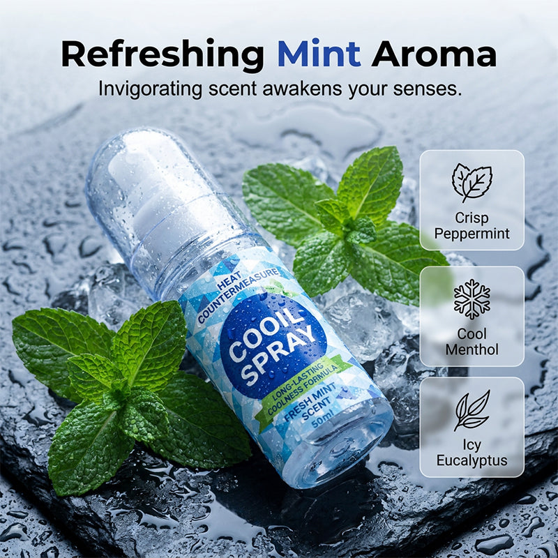 Long-lasting refreshing spray