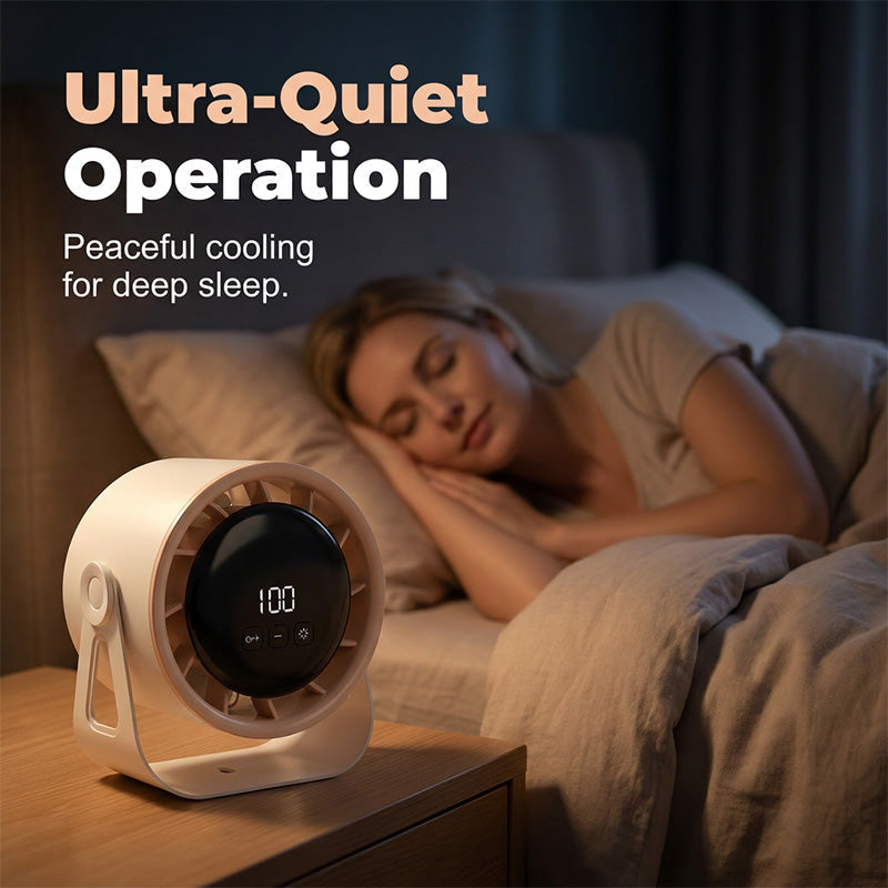 High-velocity suspended circulation fan, 100 speeds