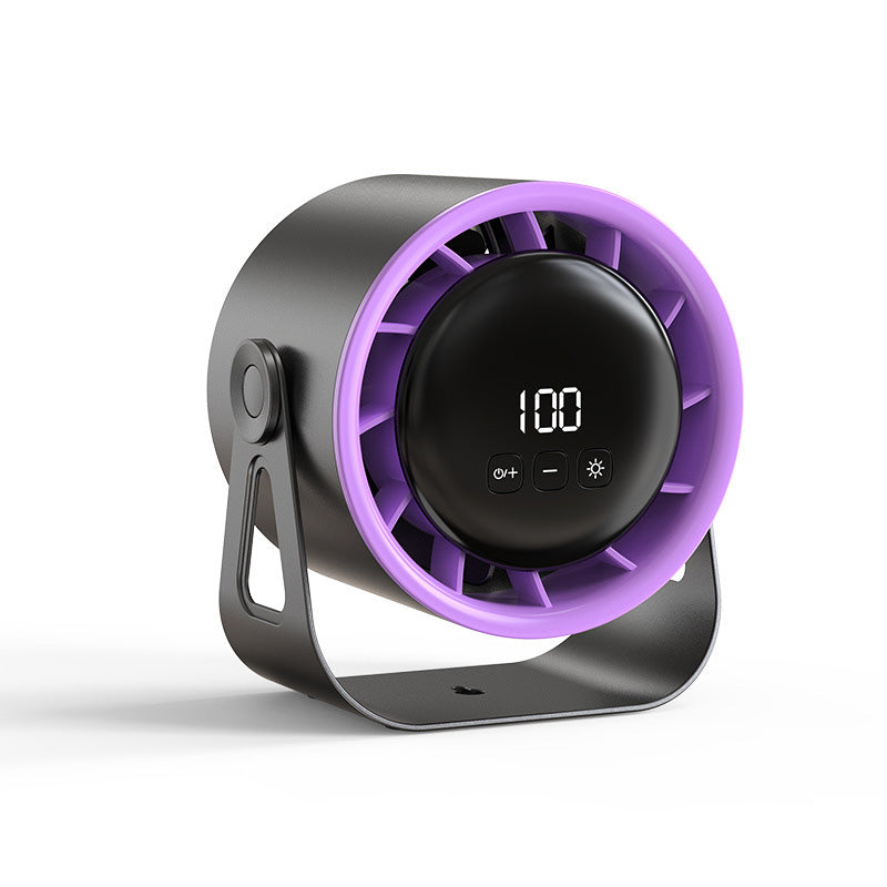 High-velocity suspended circulation fan, 100 speeds