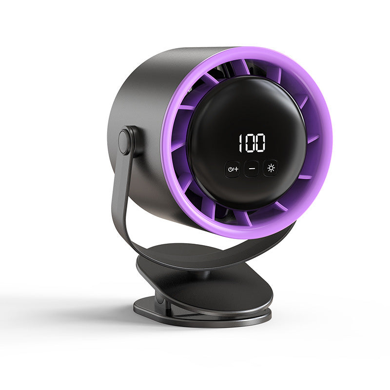 High-velocity suspended circulation fan, 100 speeds