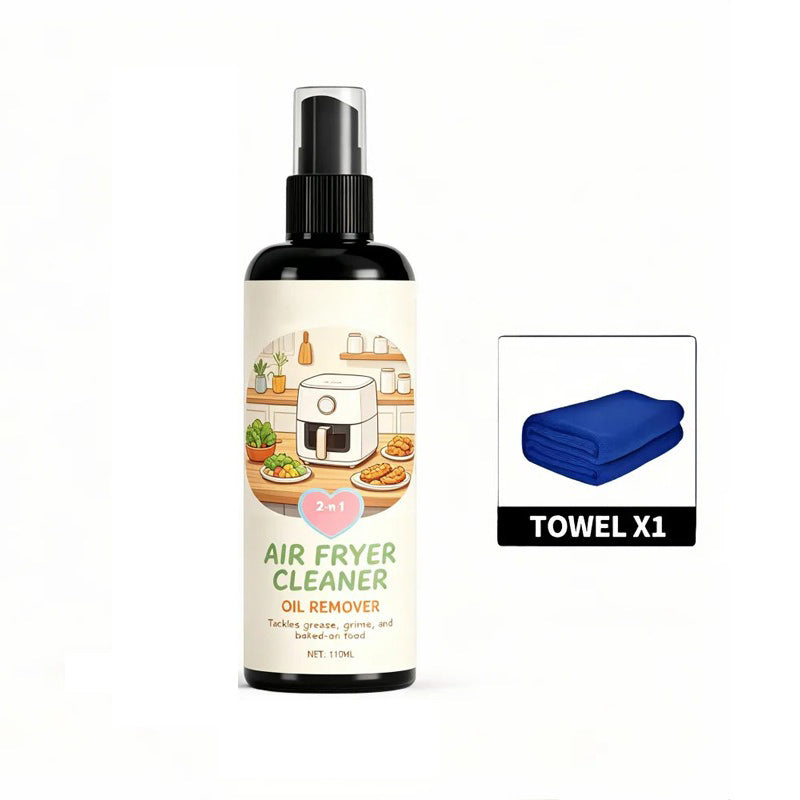 2-in-1 cleaning and degreasing spray for air fryers