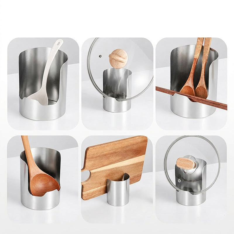Multi-functional kitchen utensil holder