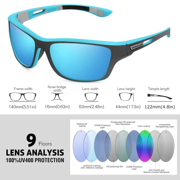 Sportsmen's outdoor sunglasses 2026 with anti-glare polarized lenses