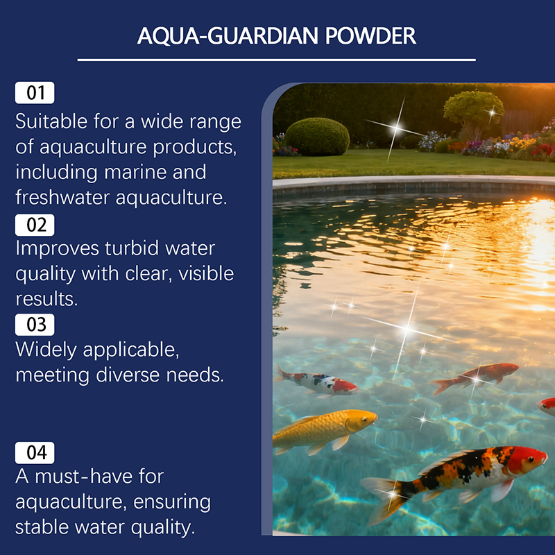 Poudre clarifiante Aqua pour réduire rapidement l'eau trouble, sans danger pour les poissons et les crevettes, pour eau douce et eau de mer 100 g