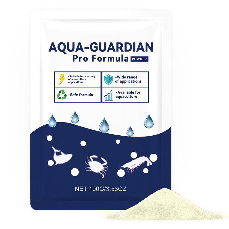 Poudre clarifiante Aqua pour réduire rapidement l'eau trouble, sans danger pour les poissons et les crevettes, pour eau douce et eau de mer 100 g