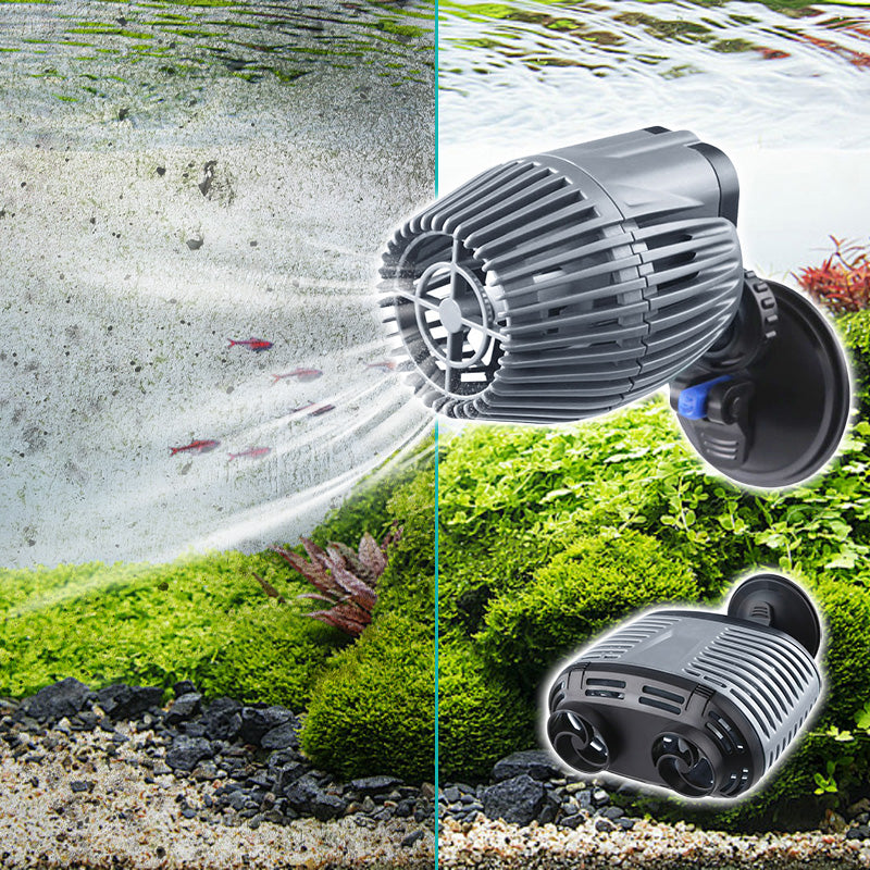 Water circulation pump for aquarium mini-waves