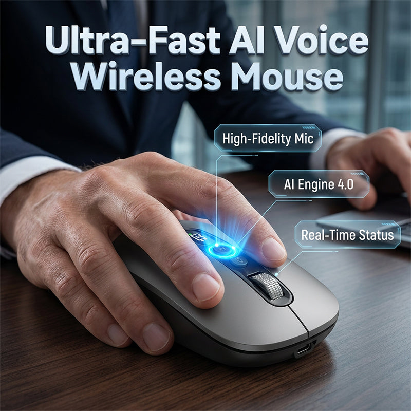 Spécial durée limitée : Souris sans fil intelligente avec commande vocale et IA