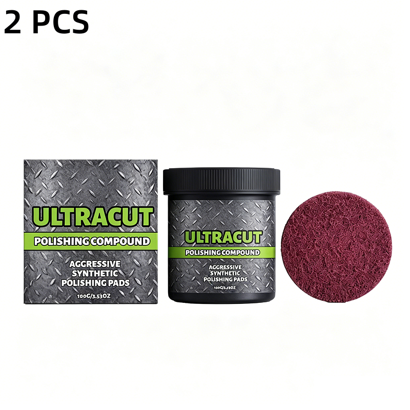 All-in-one polishing product for surface restoration, with pad