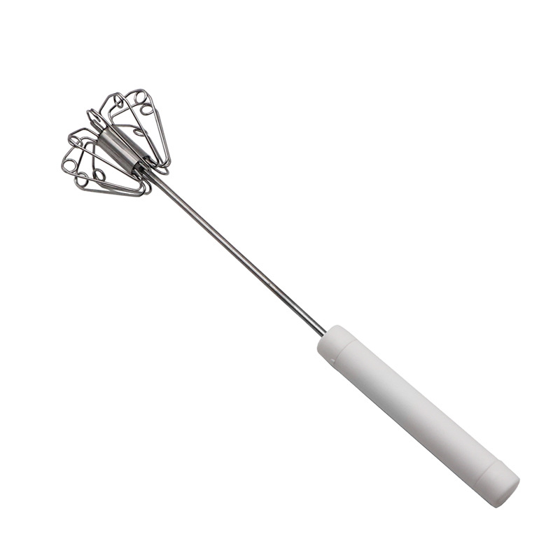 OFFRE LIMITÉE 57% DE RÉDUCTION Batteur à œufs manuel semi-automatique en acier inoxydable Fouette œufs, crème et pâte en secondes, Poignée ergonomique Parfait pour gâteaux, crêpes & desserts maison