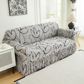 DE RDUCTION Housses de canapé universelles extensibles en tissu élastique avec fixation antidérapante
