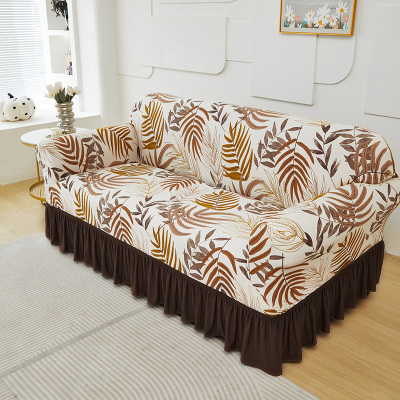 DE RDUCTION Housses de canapé universelles extensibles en tissu élastique avec fixation antidérapante