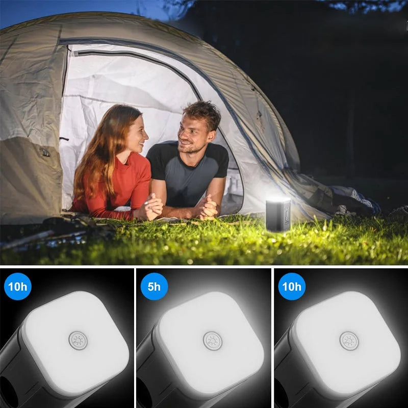 LIMITE 50% DE RÉDUCTION Pompe à air rechargeable pour camping, gonflage rapide, compacte, 5 embouts