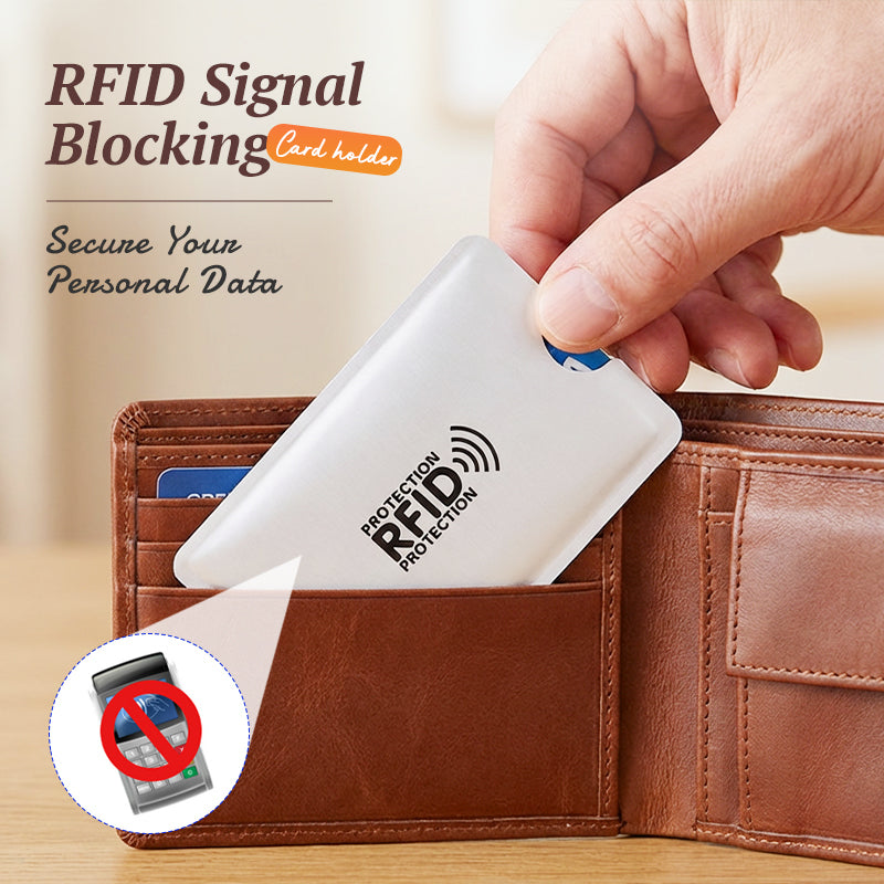 Étuis anti-RFID pour cartes bancaires, protection contre le piratage