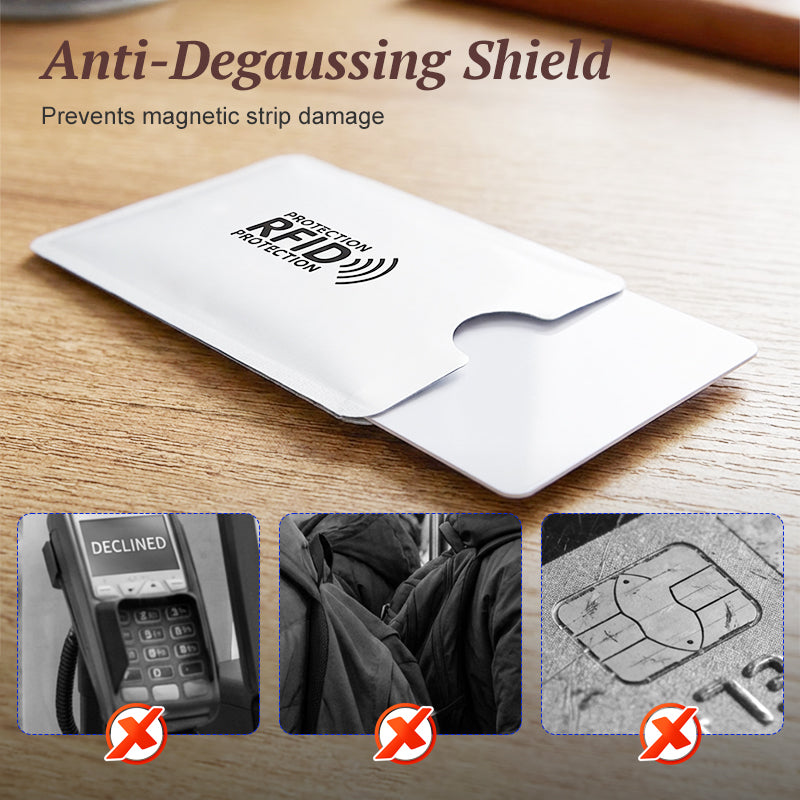 Étuis anti-RFID pour cartes bancaires, protection contre le piratage