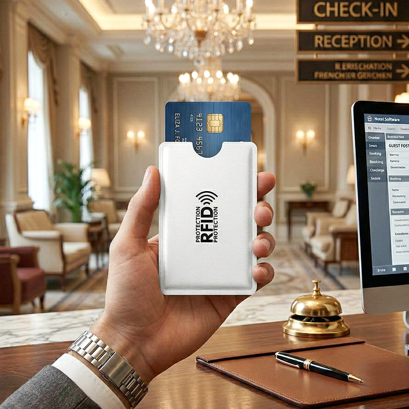 Étuis anti-RFID pour cartes bancaires, protection contre le piratage