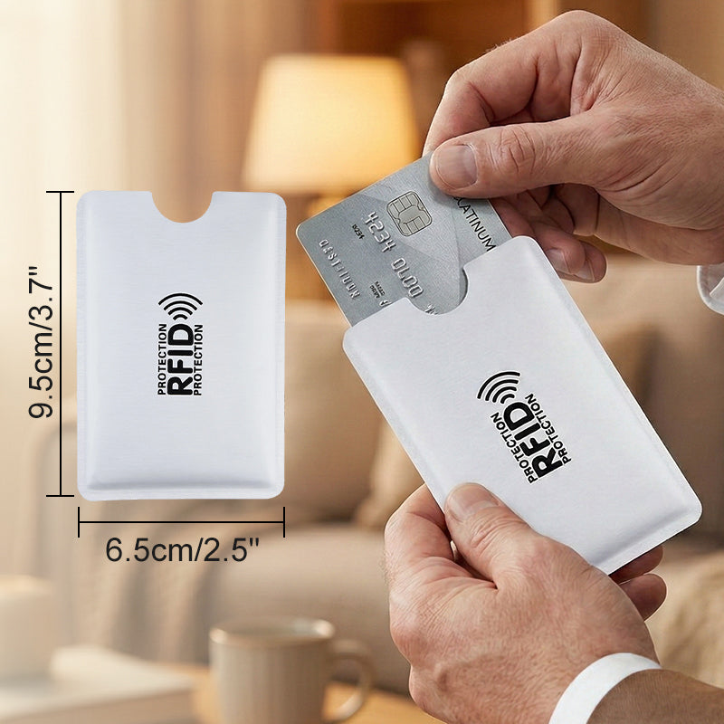 Étuis anti-RFID pour cartes bancaires, protection contre le piratage