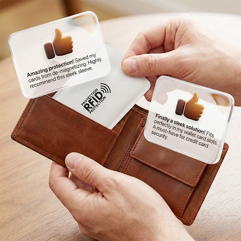 Étuis anti-RFID pour cartes bancaires, protection contre le piratage