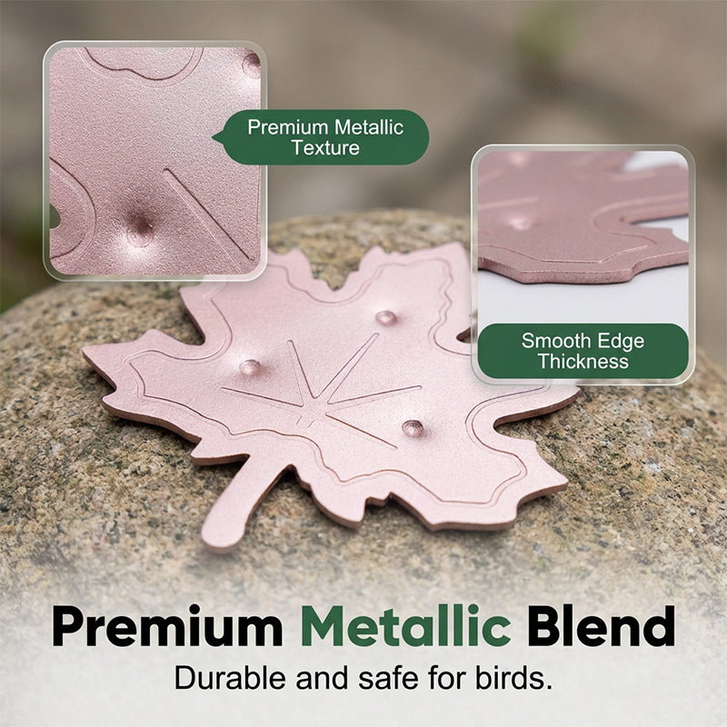 Purificateur universel pour bain d'oiseaux en forme de feuille d'érable