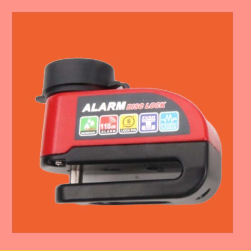 Antivol disque avec alarme, facile à utiliser et doté d'un système de verrouillage par simple pression. Sécurité robuste et étanche.