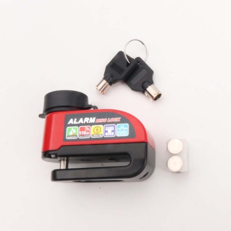 Antivol disque avec alarme, facile à utiliser et doté d'un système de verrouillage par simple pression. Sécurité robuste et étanche.