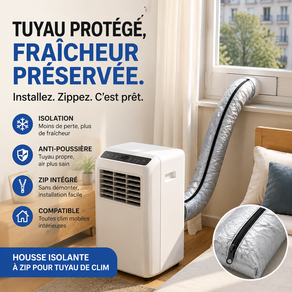 Gaine isolante pour tuyau de climatisation: un indispensable pour la maison en t