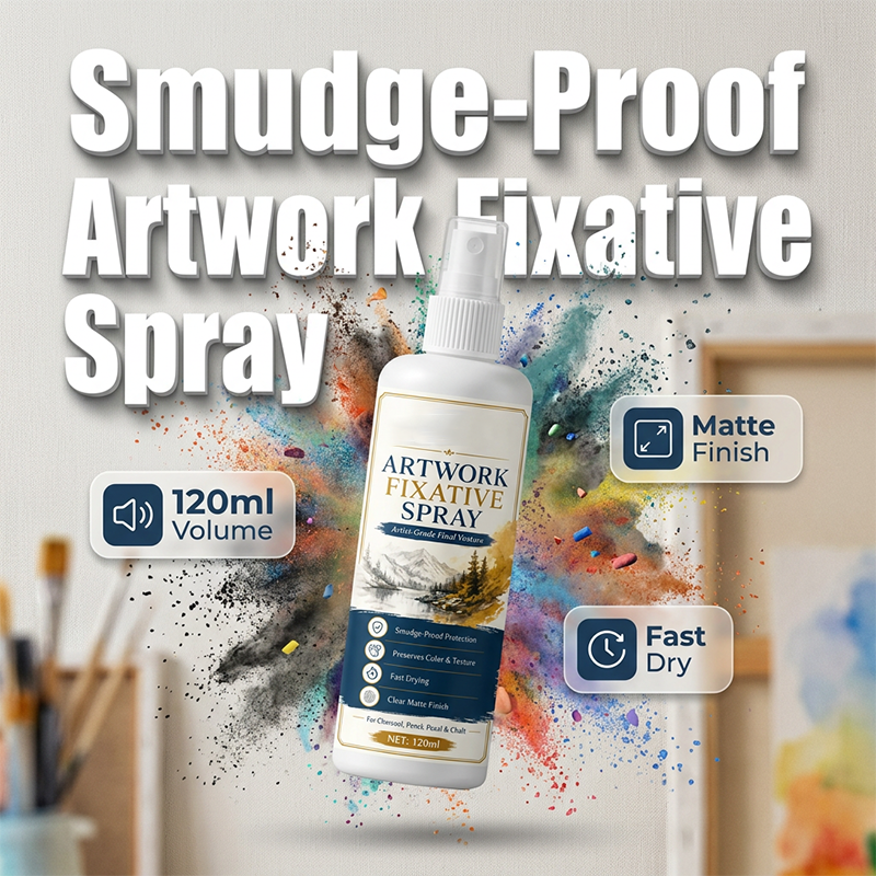 Plus de 50 000 unités vendues. 50 % de réduction. Fixateur en spray à séchage rapide. Protège le fusain et les pastels des bavures. Brume ultra-fine, sans coulures. Fini mat, couleurs éclatantes.