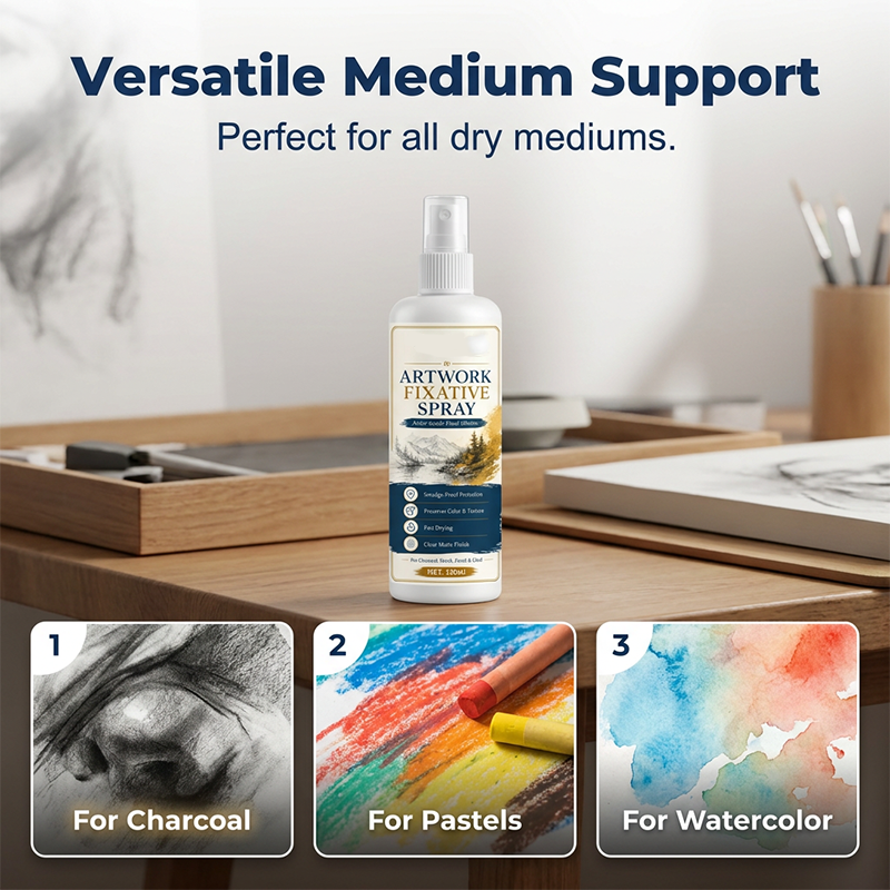 Plus de 50 000 unités vendues. 50 % de réduction. Fixateur en spray à séchage rapide. Protège le fusain et les pastels des bavures. Brume ultra-fine, sans coulures. Fini mat, couleurs éclatantes.