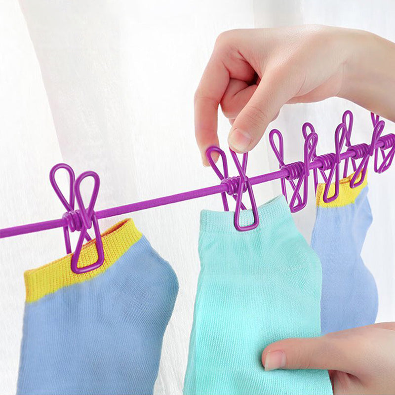 Corde à linge de voyage portable et facile à manipuler