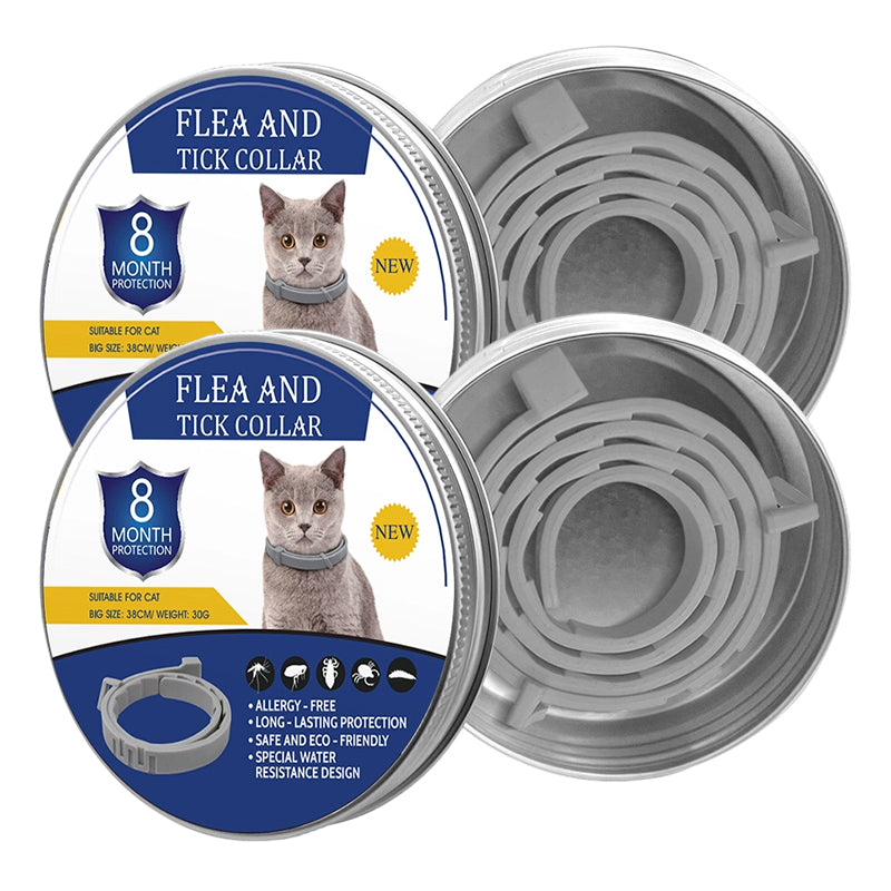 Adjustable Flea and Tick Collars for Dogs and Cats