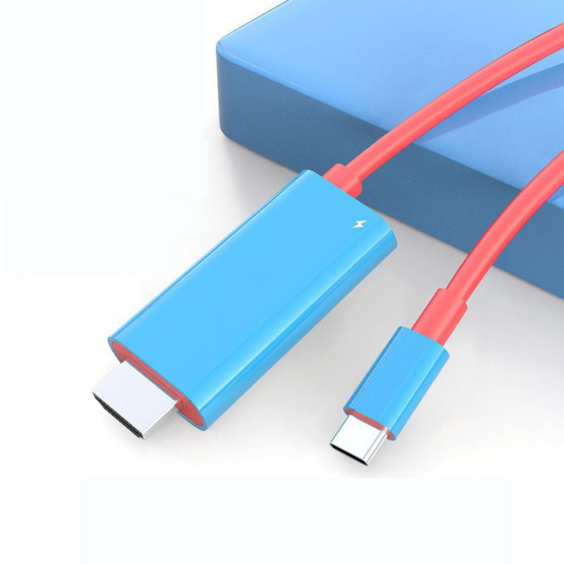 Câble adaptateur USB-C vers HDMI pour console de jeu, affichage HD instantané, plug-and-play sans pilote