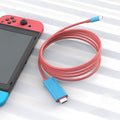 Câble adaptateur USB-C vers HDMI pour console de jeu, affichage HD instantané, plug-and-play sans pilote