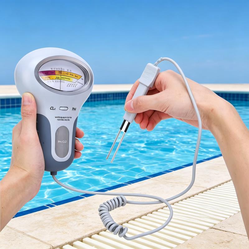 RÉDUCTION Testeur 2-en-1 pH & Chlore Mesures précises pour eau cristalline Idéal pour piscine ou spa rapide, fiable et facile à utiliser